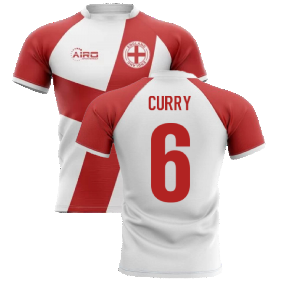 2023-2024 England Flag Concept Rugby Shirt (Curry 6) Product - Hero Shirts Airo Sportswear   