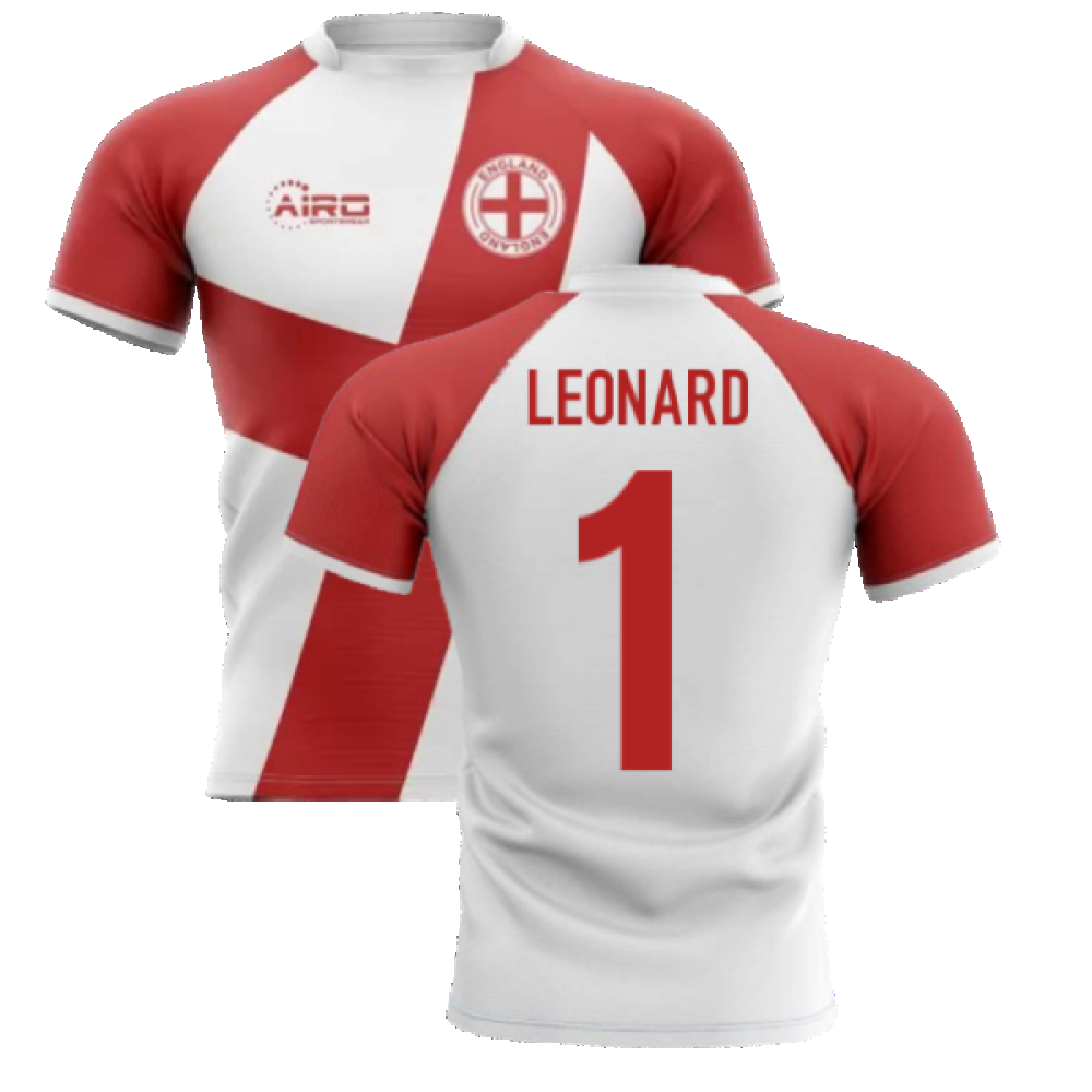 2023-2024 England Flag Concept Rugby Shirt (Leonard 1) Product - Hero Shirts Airo Sportswear   