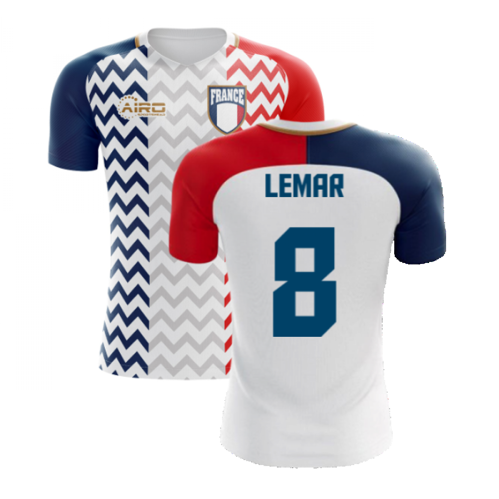 2023-2024 France Away Concept Shirt (Lemar 8) Product - Hero Shirts Airo Sportswear   