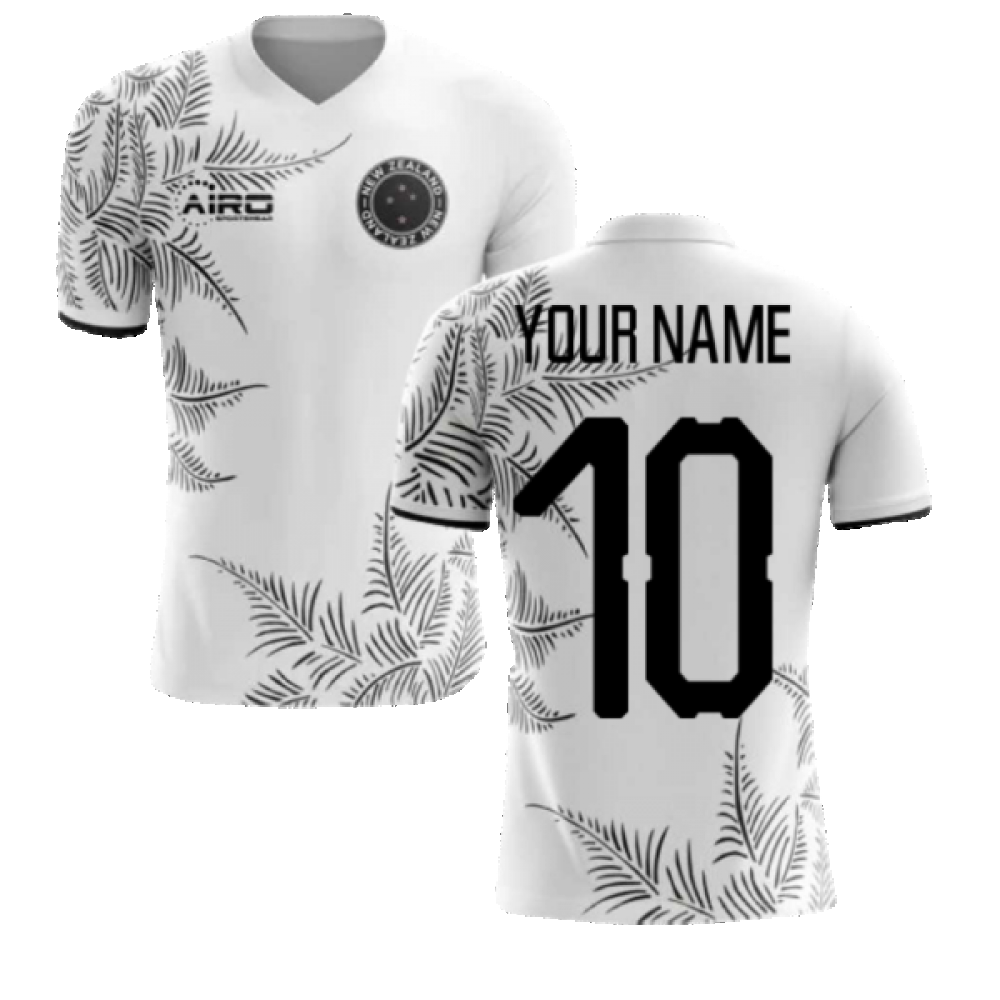 2023-2024 New Zealand Home Concept Football Shirt (Your Name) Product - Hero Shirts Airo Sportswear   