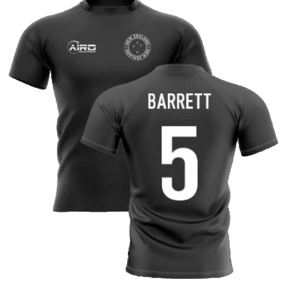 2023-2024 New Zealand Home Concept Rugby Shirt (Barrett 5) Product - Hero Shirts Airo Sportswear   