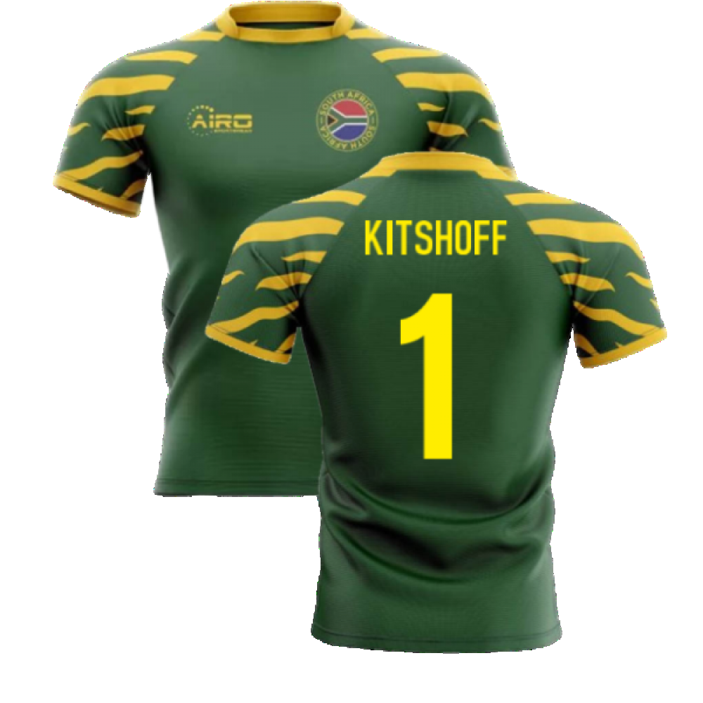 2023-2024 South Africa Springboks Home Concept Rugby Shirt (Kitshoff 1) Product - Hero Shirts Airo Sportswear   