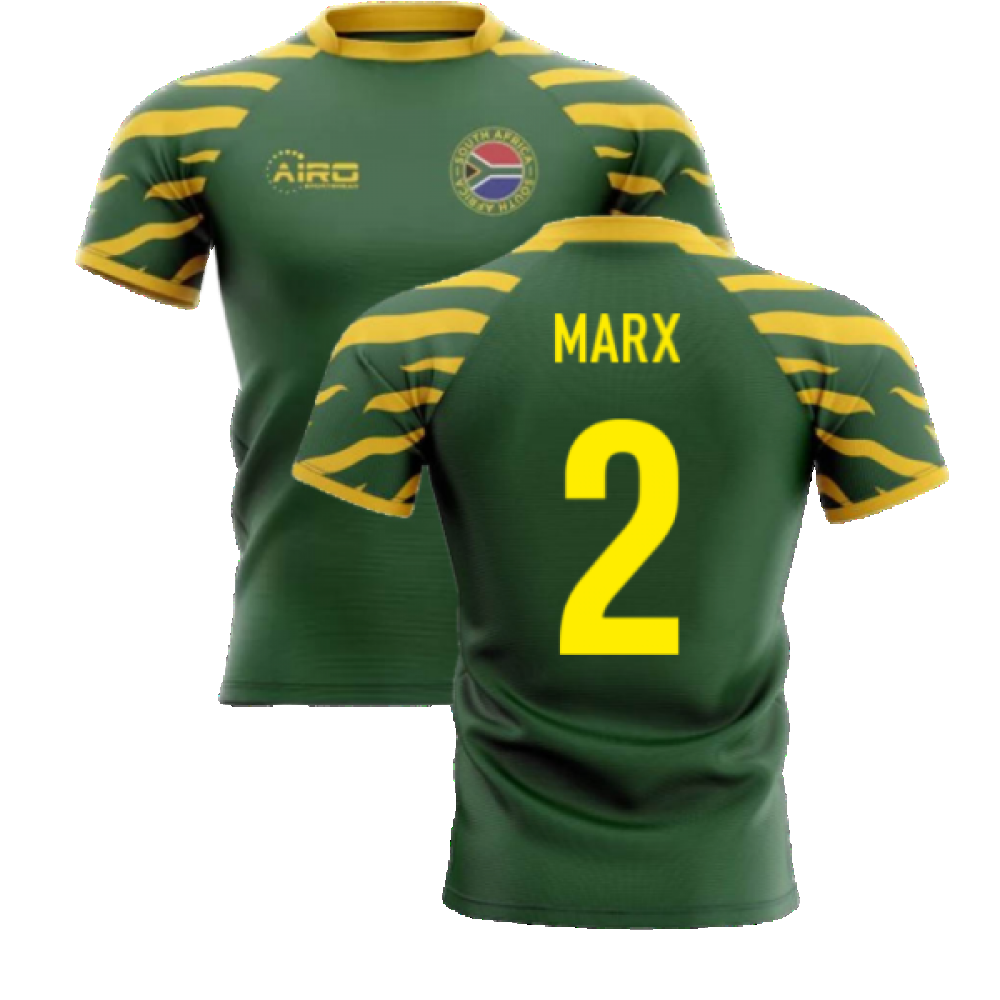 2023-2024 South Africa Springboks Home Concept Rugby Shirt (Marx 2) Product - Hero Shirts Airo Sportswear   