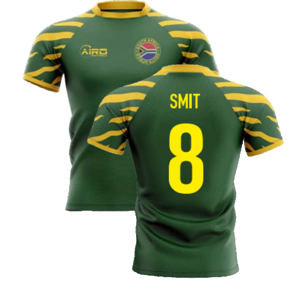 2023-2024 South Africa Springboks Home Concept Rugby Shirt (Smit 8) Product - Hero Shirts Airo Sportswear   