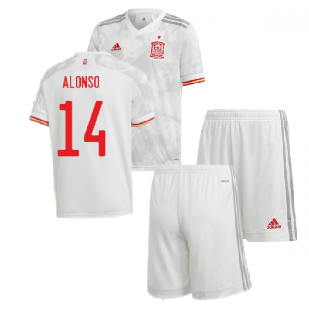 2020-2021 Spain Away Youth Kit (ALONSO 14) Product - Hero Shirts Adidas   
