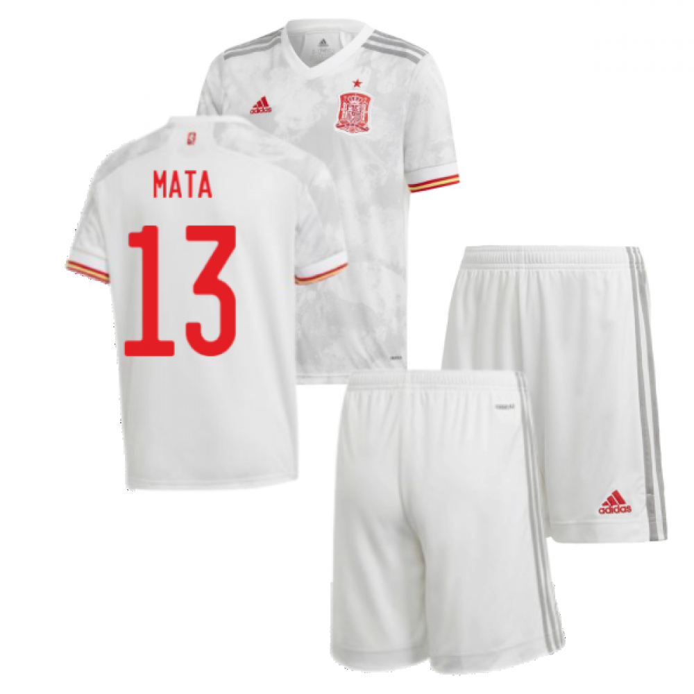 2020-2021 Spain Away Youth Kit (MATA 13) Product - Hero Shirts Adidas   