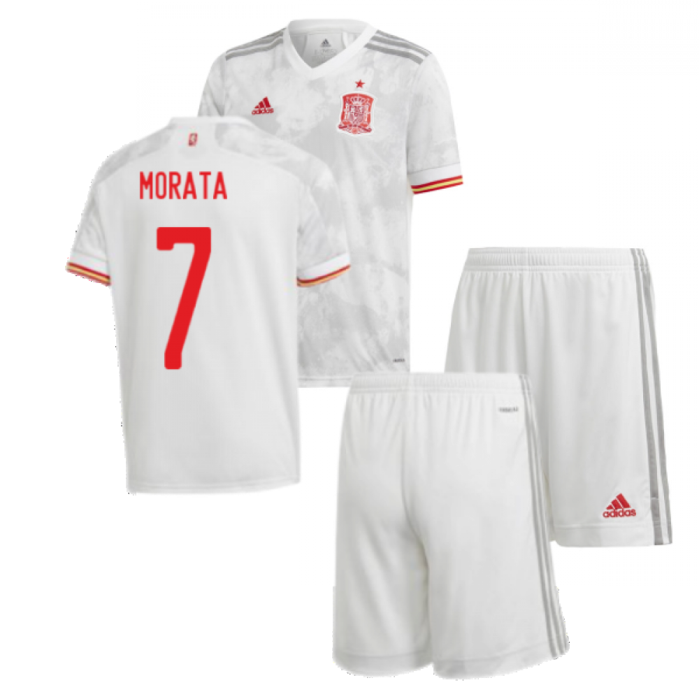 2020-2021 Spain Away Youth Kit (MORATA 7) Product - General Adidas   