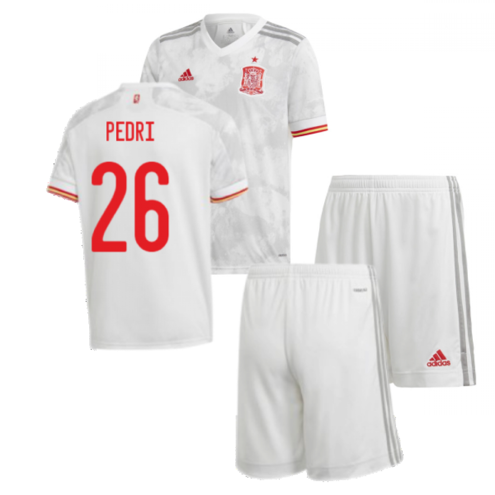 2020-2021 Spain Away Youth Kit (PEDRI 26) Product - General Adidas   