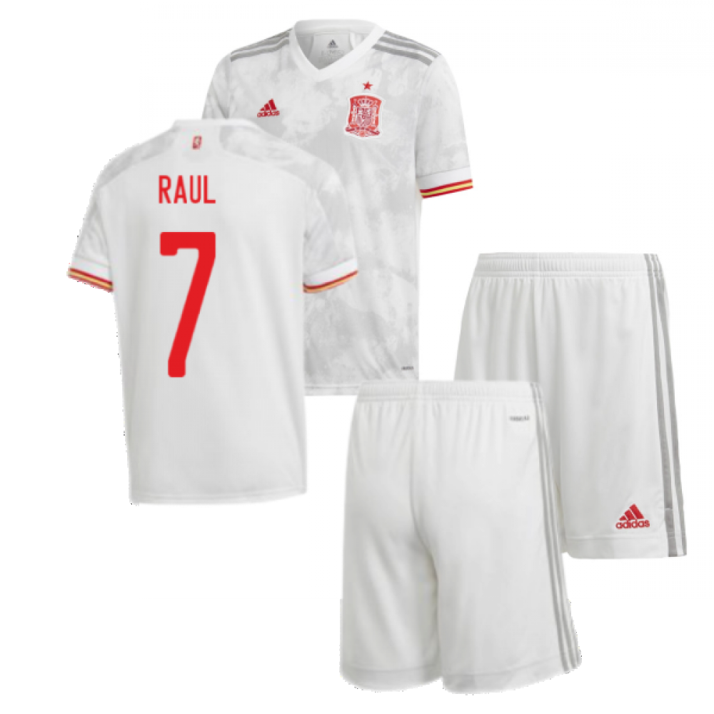 2020-2021 Spain Away Youth Kit (RAUL 7) Product - Hero Shirts Adidas   