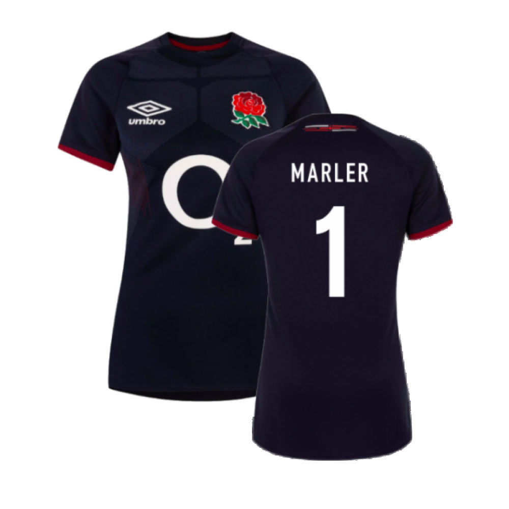 2023-2024 England Rugby Alternate Shirt (Ladies) (Marler 1) Product - Hero Shirts Umbro   