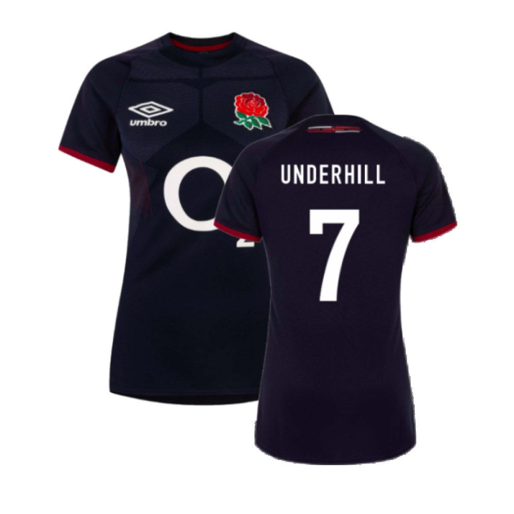 2023-2024 England Rugby Alternate Shirt (Ladies) (Underhill 7) Product - Hero Shirts Umbro   