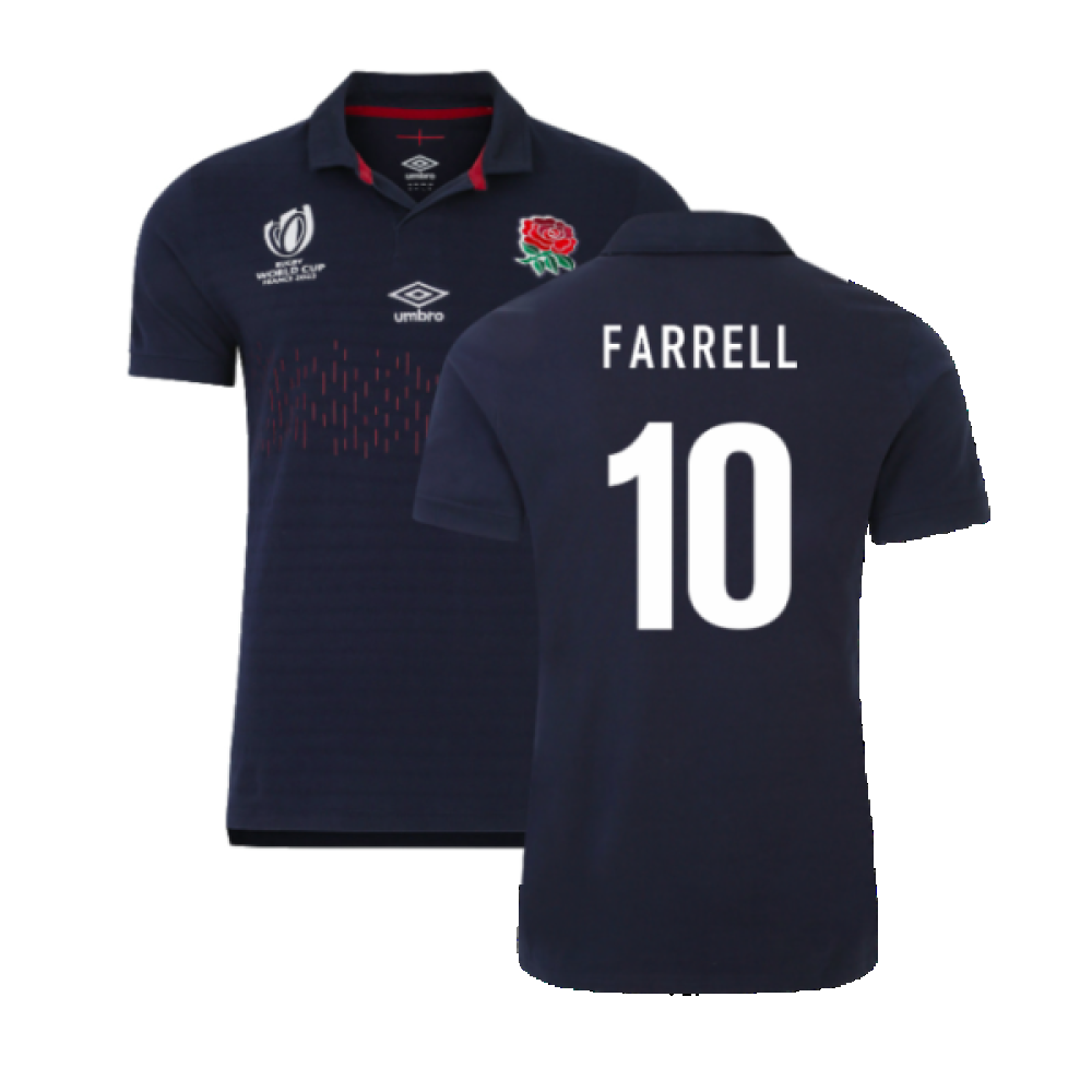England Rugby 2023 RWC Alternate Classic Jersey - Kids (Farrell 10) Product - Hero Shirts Umbro   