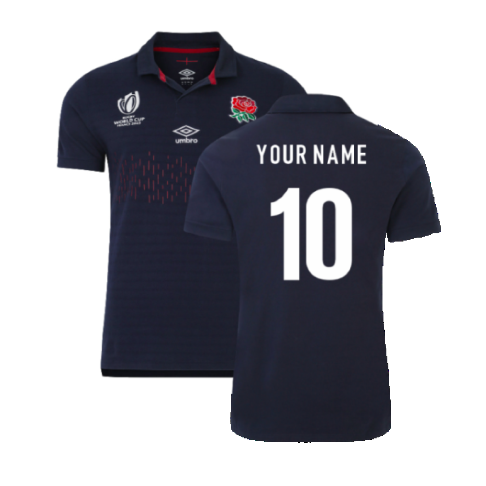 England Rugby 2023 RWC Alternate Classic Jersey - Kids (Your Name) Product - Hero Shirts Umbro   