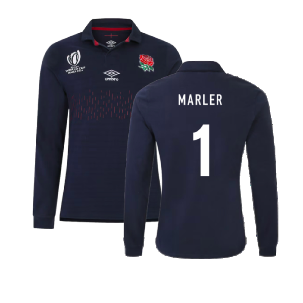 England RWC 2023 Alternate Rugby LS Classic Shirt (Marler 1) Product - Hero Shirts Umbro   