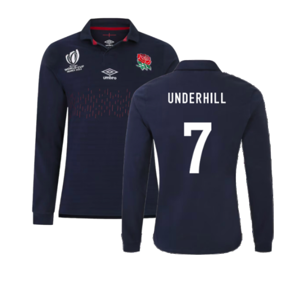 England RWC 2023 Alternate Rugby LS Classic Shirt (Underhill 7) Product - Hero Shirts Umbro   