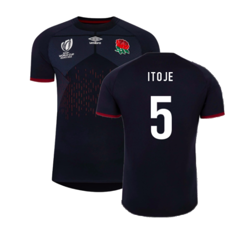 England RWC 2023 Rugby Alternate Jersey (Itoje 5) Product - Hero Shirts Umbro   