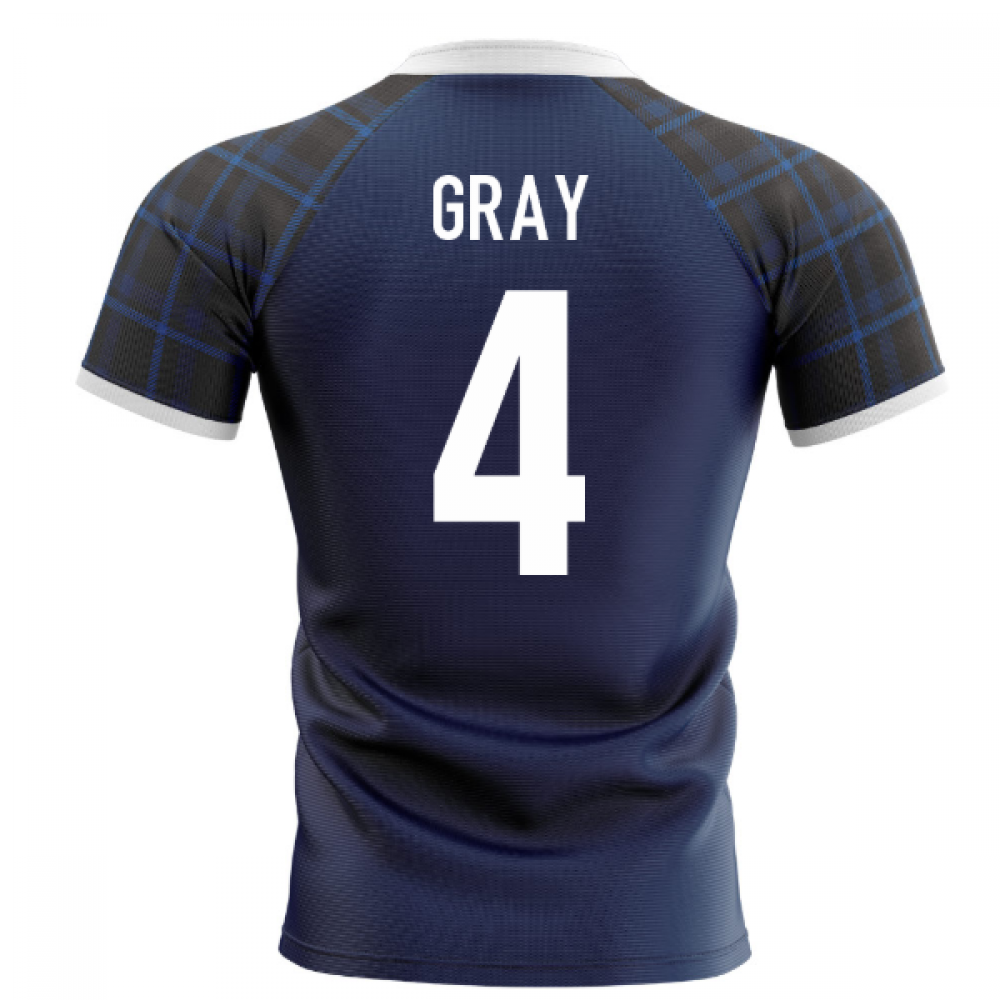 2022-2023 Scotland Home Concept Rugby Shirt (Gray 4)_0