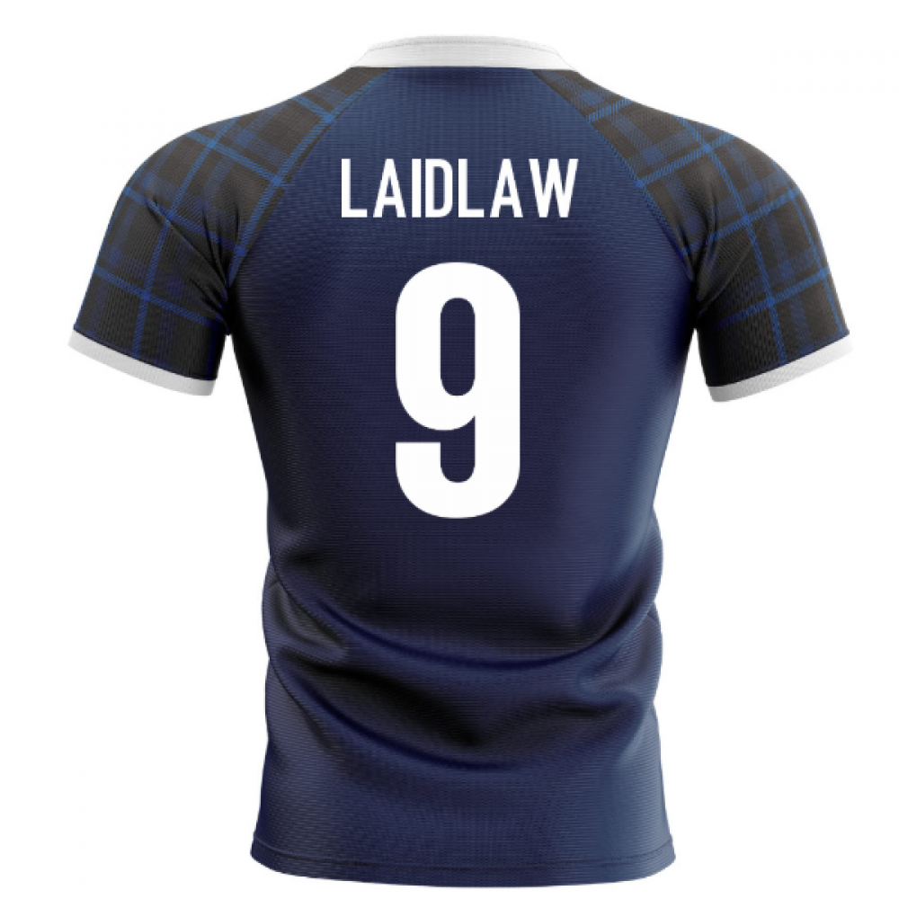 2023-2024 Scotland Home Concept Rugby Shirt (Laidlaw 9) Product - Hero Shirts Airo Sportswear   