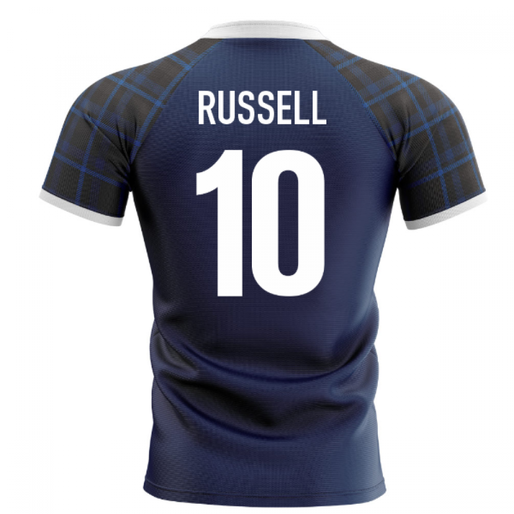 2023-2024 Scotland Home Concept Rugby Shirt (Russell 10) Product - Hero Shirts Airo Sportswear   