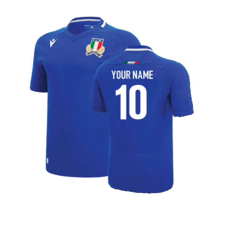 2022-2023 Italy Home Rugby Replica Shirt (Your Name)