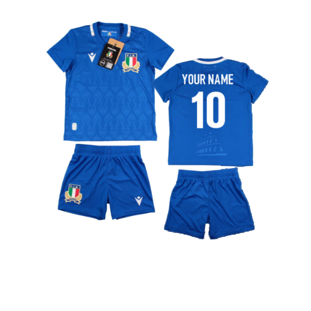 2022-2023 Italy Home Rugby Mini Kit (Your Name)_0