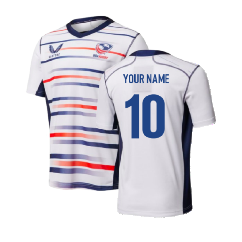 2022-2023 USA Rugby Mens Home Jersey (Your Name) Product - Hero Shirts Castore   