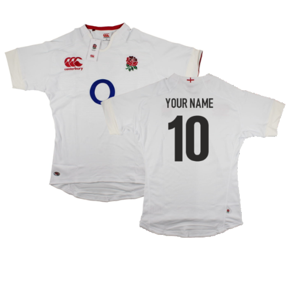 2012-2013 England Home Test Rugby Shirt (Your Name) Product - Hero Shirts Canterbury   