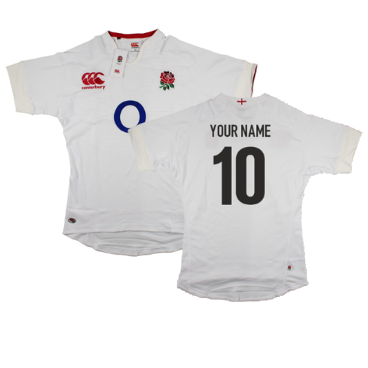 2012-2013 England Home Test Rugby Shirt (Your Name)_0