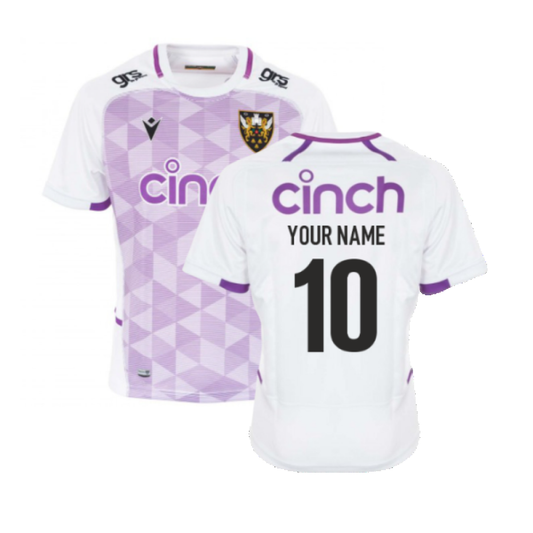 2022-2023 Northampton Saints Away Poly Rugby Shirt (Your Name)_0