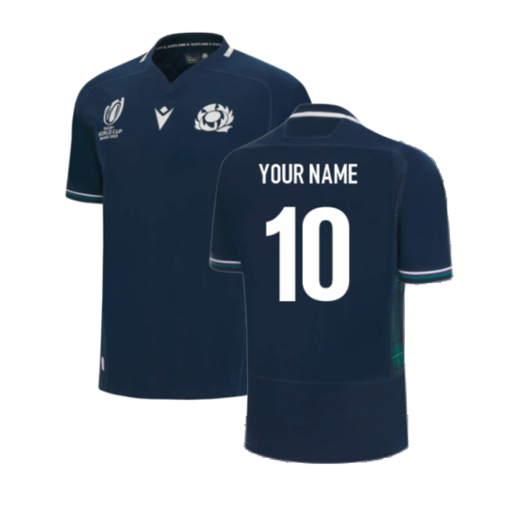 Scotland RWC 2023 Home Replica Rugby Shirt (Your Name) Product - Hero Shirts Macron   