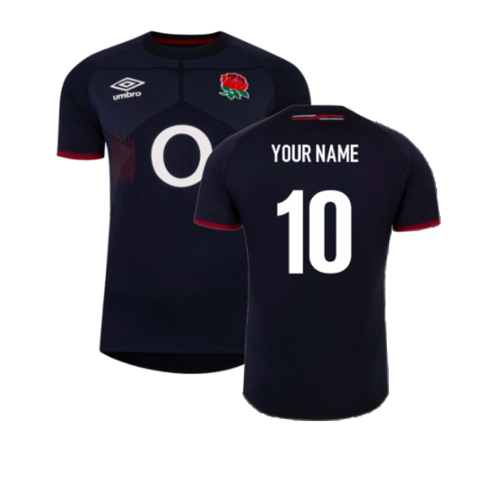 2023-2024 England Rugby Alternate Replica Jersey (Your Name) Product - Hero Shirts Umbro   