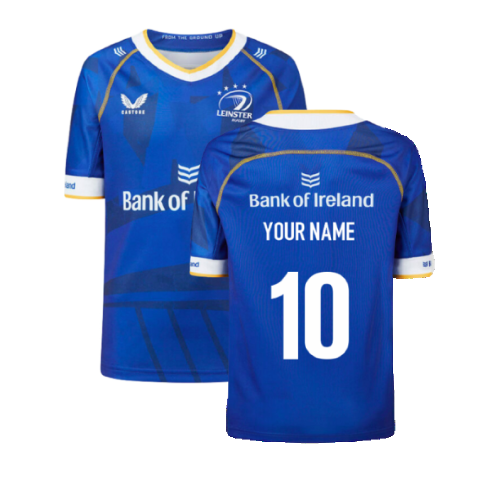 2023-2024 Leinster Rugby Home Shirt (Kids) (Your Name) Product - Hero Shirts Castore   