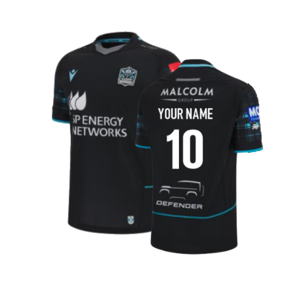 2023-2024 Glasgow Warriors Home Rugby Shirt (Kids) (Your Name) Product - Hero Shirts Macron   