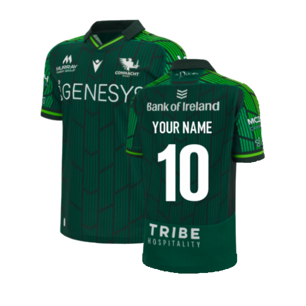 2023-2024 Connacht Rugby Home Replica Shirt (Your Name) Product - Hero Shirts Macron   