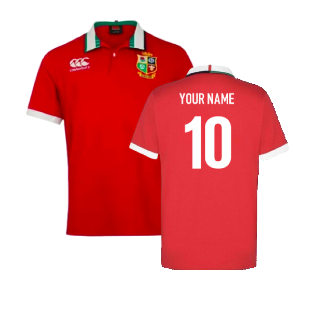 2021 British & Irish Lions SS Classic Rugby Shirt Mens (Your Name) Product - Hero Shirts Canterbury   