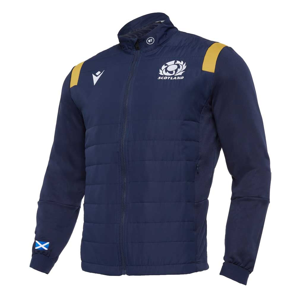 2020-2021 Scotland Padded Anthem Jacket (Navy) Product - Jackets Macron   