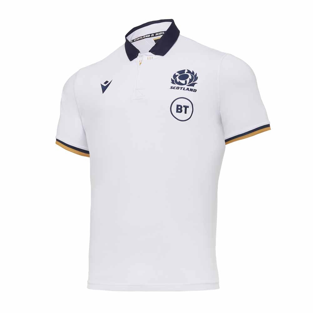 2020-2021 Scotland SS Away Cotton Rugby Shirt Product - Football Shirts Macron   