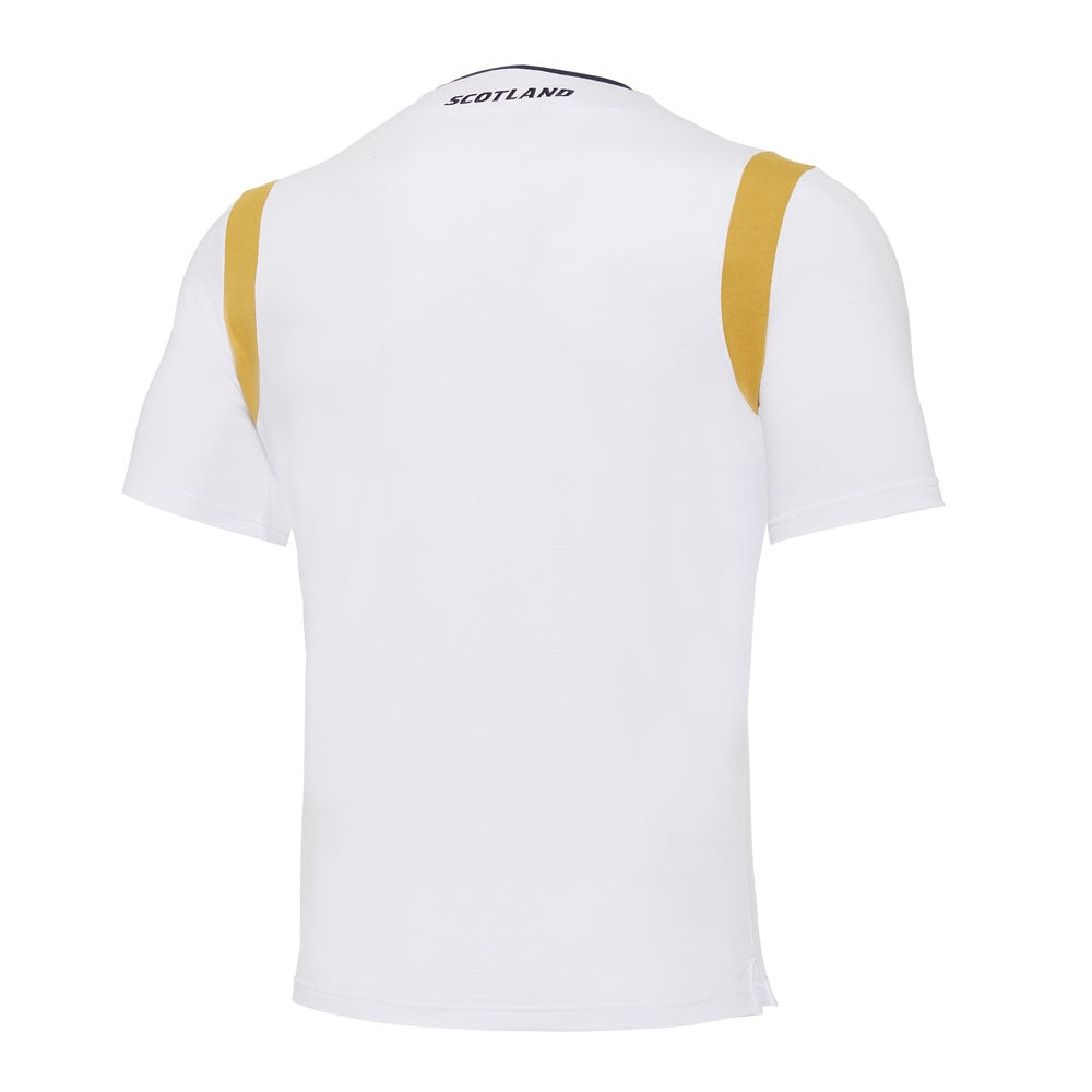 2020-2021 Scotland Official Travel Polycotton Shirt (White) Product - Football Shirts Macron   