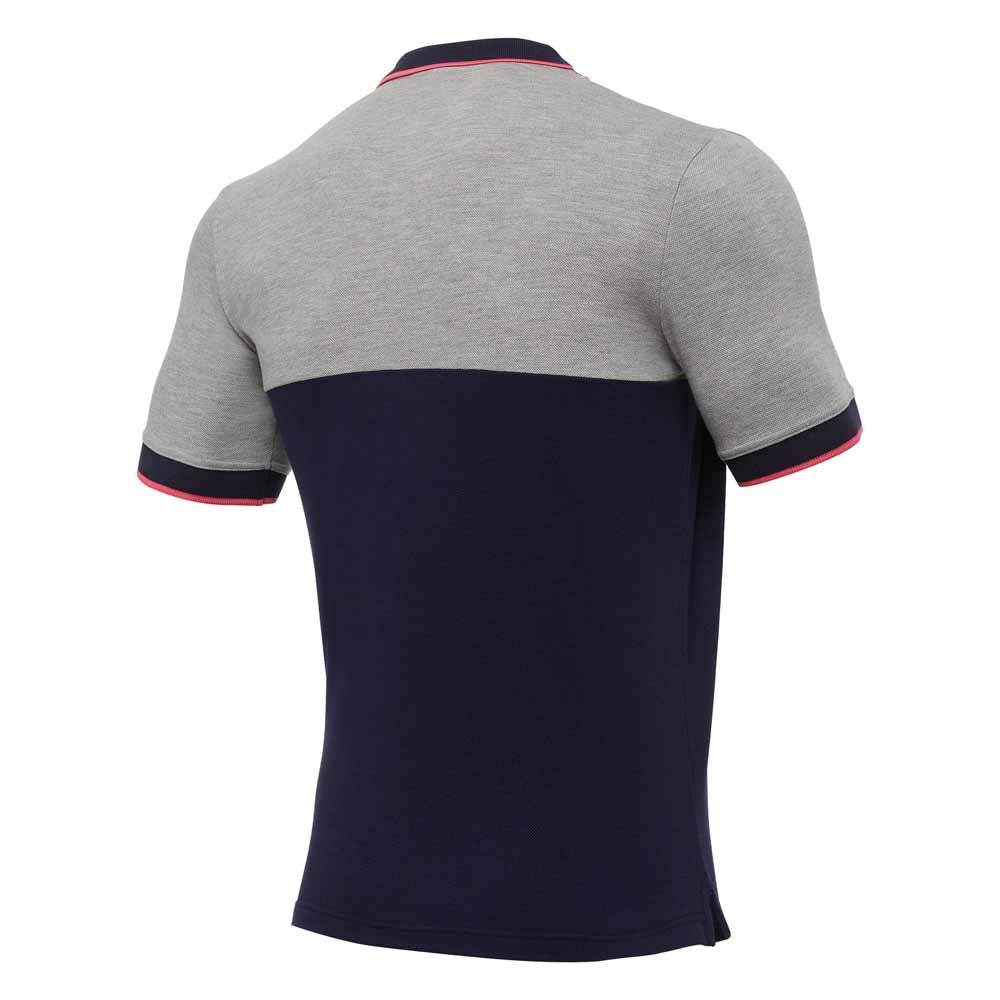 2020-2021 Scotland Leisure Polycotton Polo Shirt (Grey) Product - Polo Shirts Macron   