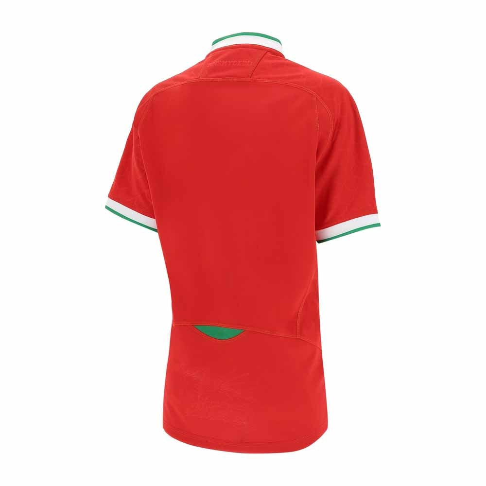 2020-2021 Wales Home Poly Replica Rugby Shirt (Womens)