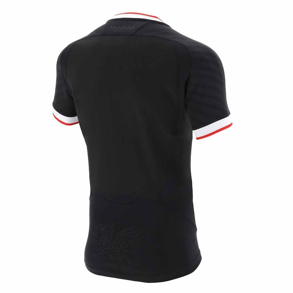 2020-2021 Wales Alternate Pro Body Fit Rugby Shirt Product - Football Shirts Macron   