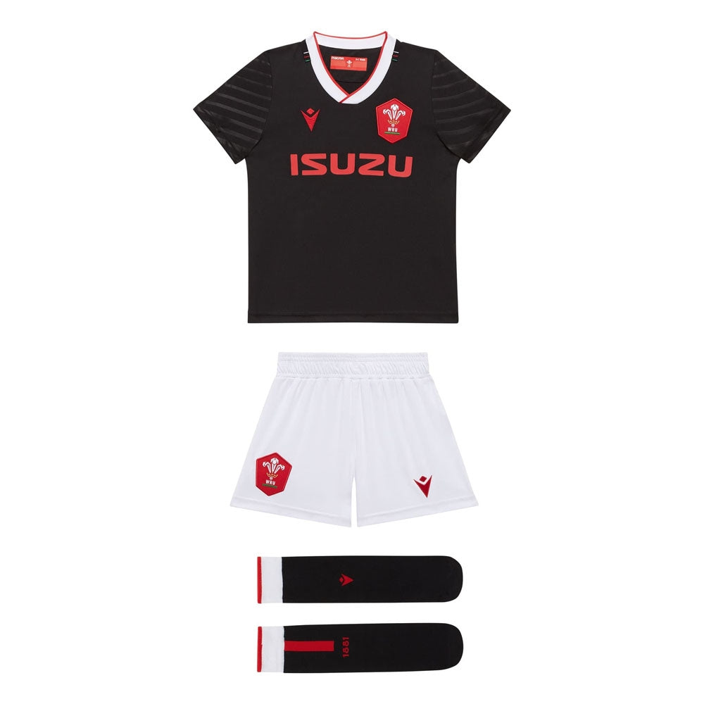 2020-2021 Wales Alternate Rugby Mini Kit Product - Mini Kit Macron   