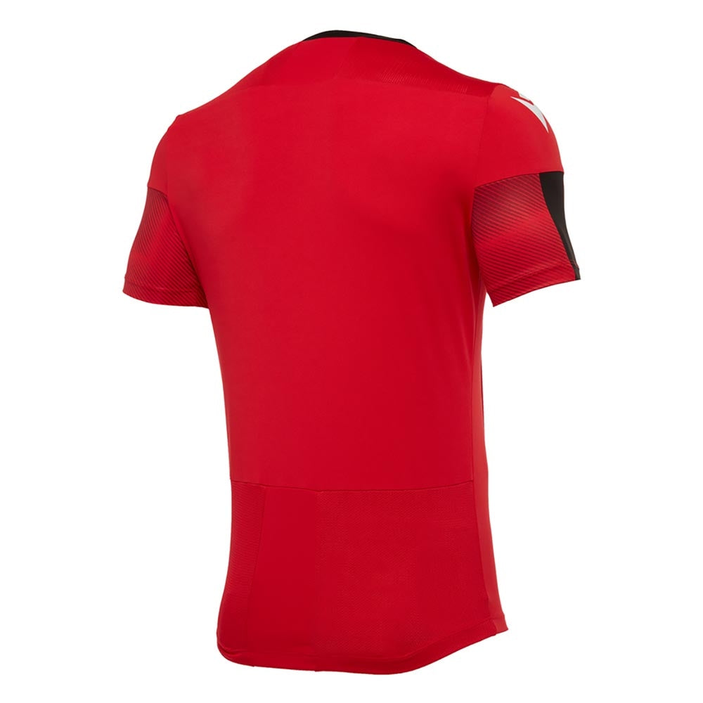 2020-2021 Wales Poly Dry Training Shirt (Red) Product - Training Shirts Macron   