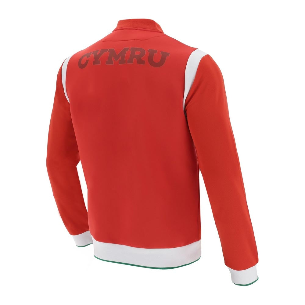 2020-2021 Wales Rugby Anthem Jacket (Red) Product - Jackets Macron   