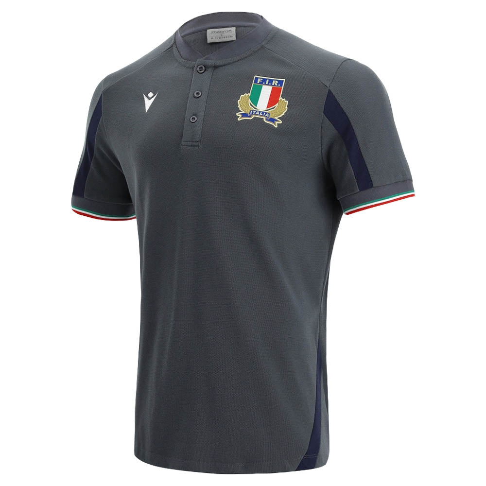 2021-2022 Italy Travel Player Polo Shirt Product - Football Shirts Macron   