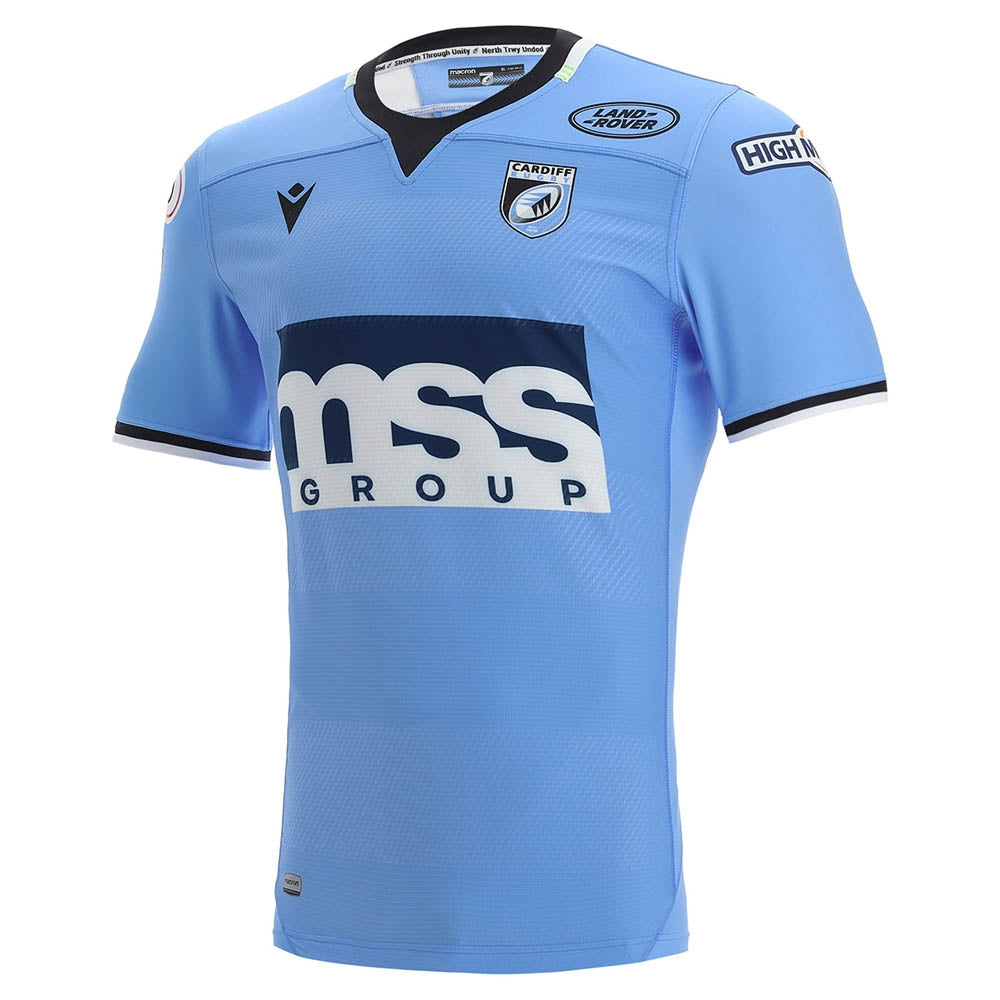 2021-2022 Cardiff Blues Home Rugby Shirt Product - Football Shirts Macron   