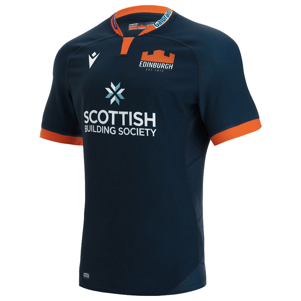 2021-2022 Edinburgh Home Poly Rugby Shirt Product - Football Shirts Macron   