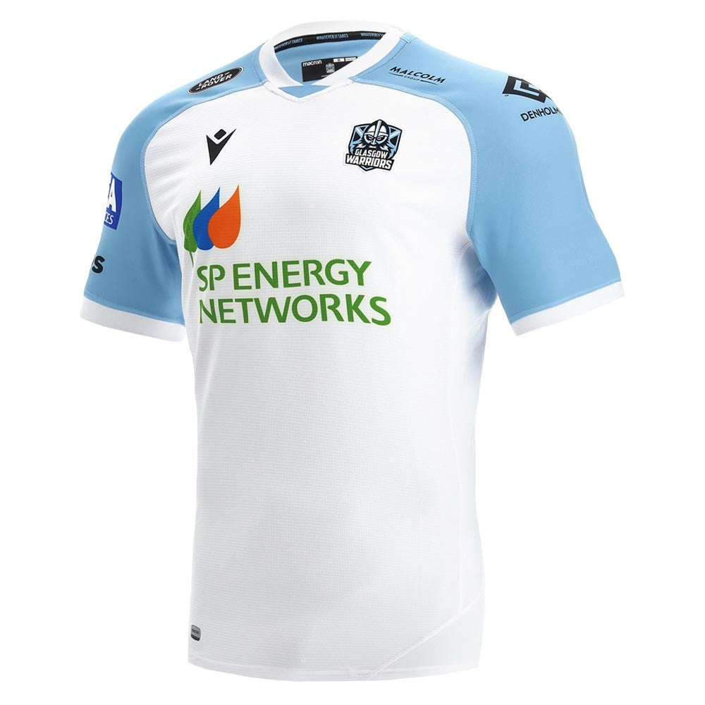 2021-2022 Glasgow Warriors Away Rugby Shirt Product - Football Shirts Macron   