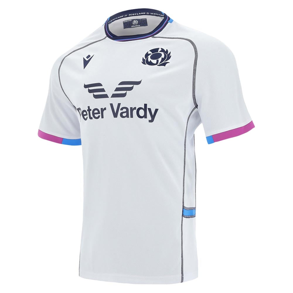 2021-2022 Scotland Away Replica Rugby Shirt Product - Football Shirts Macron   