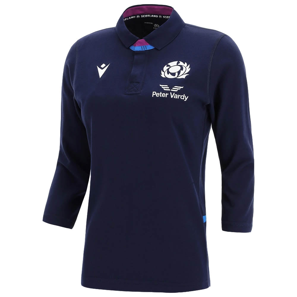 2021-2022 Scotland LS Home Cotton Rugby Shirt (Womens)_0
